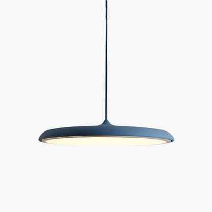 Skandinavische LED Pendelleuchte im Scheibendesign