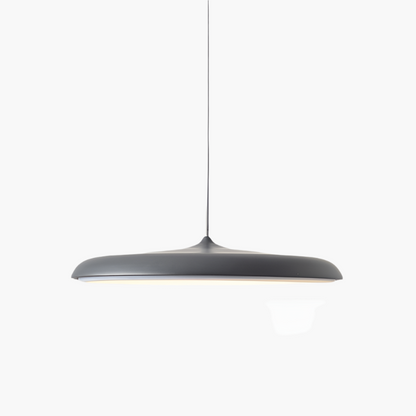 Skandinavische LED Pendelleuchte im Scheibendesign