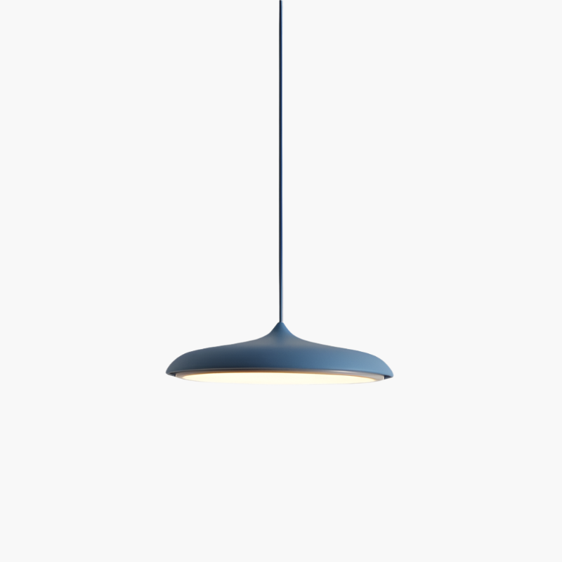 Skandinavische LED Pendelleuchte im Scheibendesign