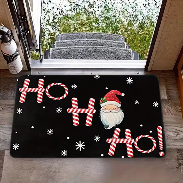 Dekorativer Türvorleger mit weihnachtlichem Motiv