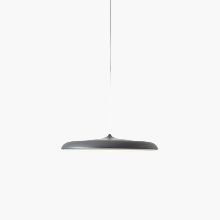 Skandinavische LED Pendelleuchte im Scheibendesign
