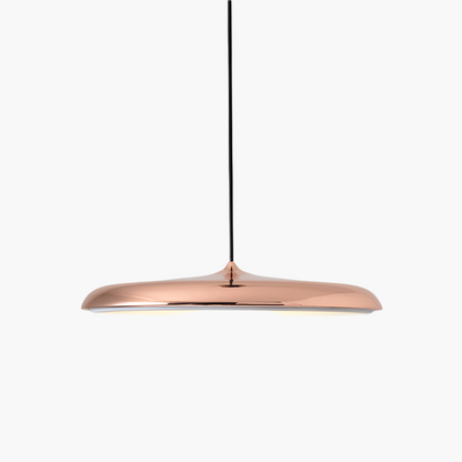 Skandinavische LED Pendelleuchte im Scheibendesign