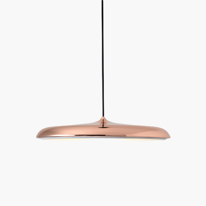 Skandinavische LED Pendelleuchte im Scheibendesign