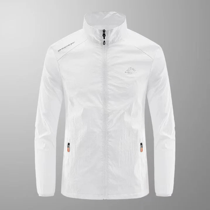Herren Leichte Outdoor Jacke Mit Wasserdichtem Design