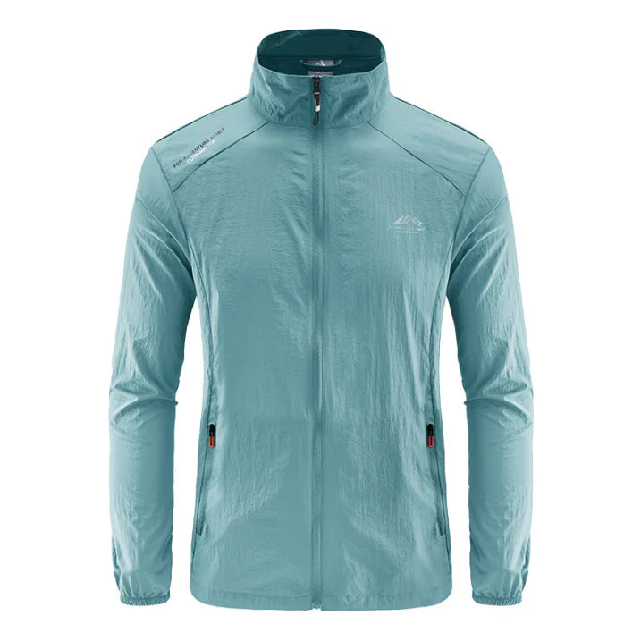 Herren Leichte Outdoor Jacke Mit Wasserdichtem Design