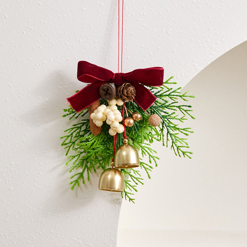 Dekorativer Weihnachtskranz für Tür, Tisch und Wohnraum