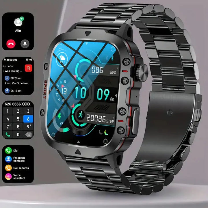 Outdoor-Smartwatch mit Anruffunktion und Sportmodi