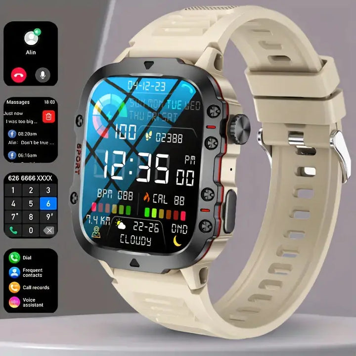 Outdoor-Smartwatch mit Anruffunktion und Sportmodi