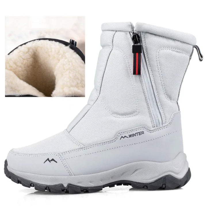 Herren Schneestiefel Mit Wasserabweisendem Design Und Profilsohle