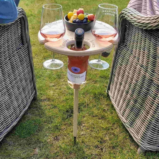 Tragbarer Weintisch für Picknick und Outdoor-Aktivitäten