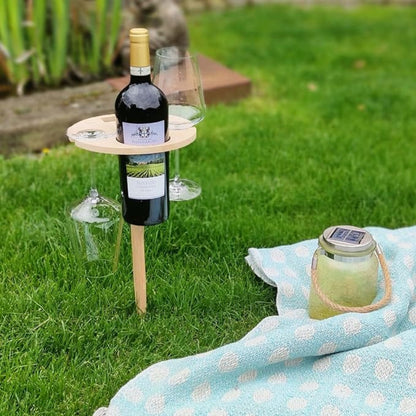 Tragbarer Weintisch für Picknick und Outdoor-Aktivitäten