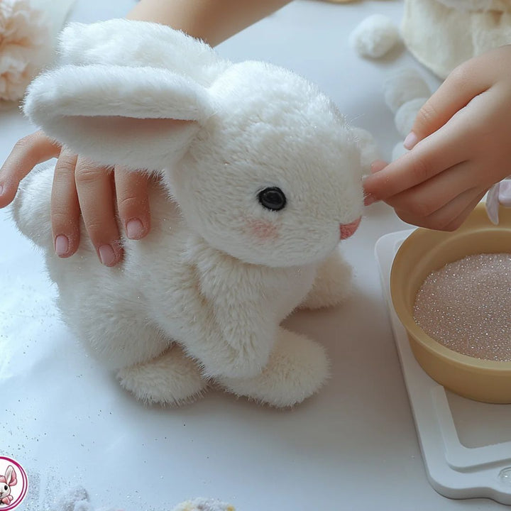 Fluffy Bunny Plüschhase – Kuscheliges Stofftier mit realistischen Details