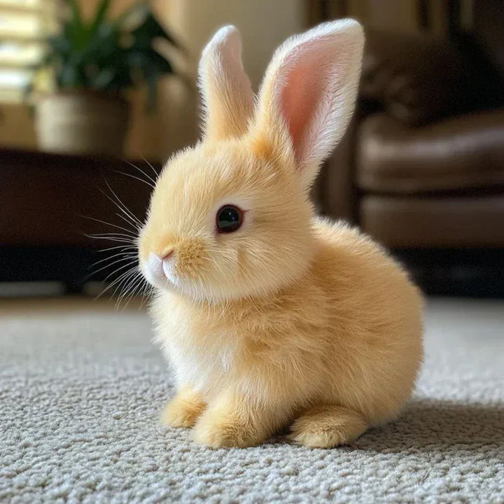 Fluffy Bunny Plüschhase – Kuscheliges Stofftier mit realistischen Details