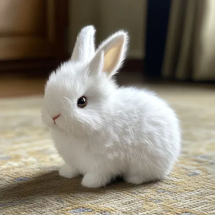 Fluffy Bunny Plüschhase – Kuscheliges Stofftier mit realistischen Details