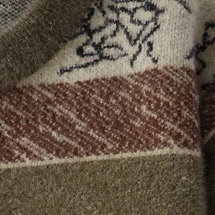 Herren Strickpullover Mit Modernem Design