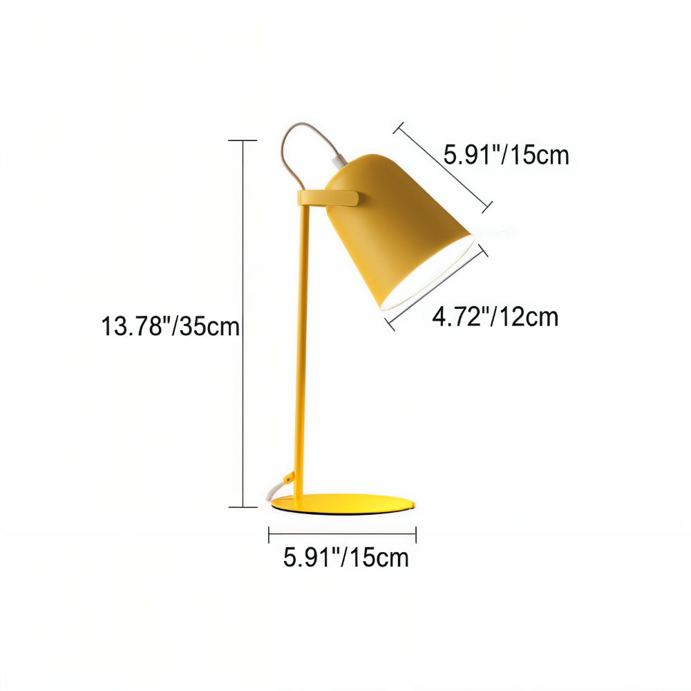Drehbare LED Tischlampe im modernen Design