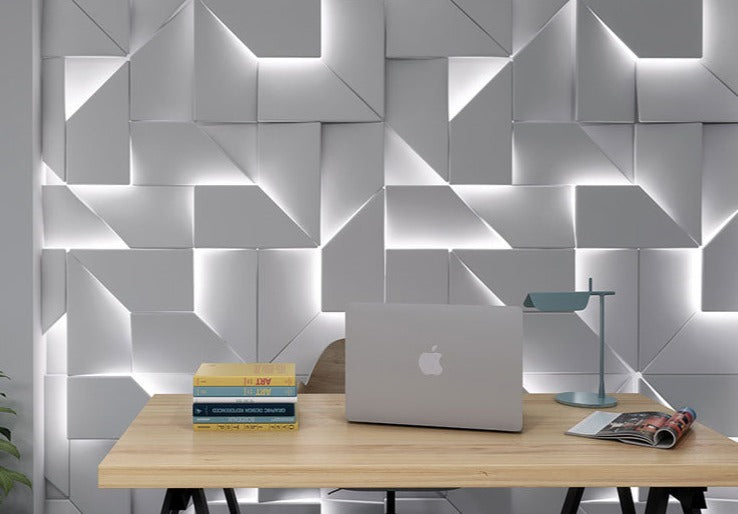 Elegante, moderne 3D-LED-Wandleuchte