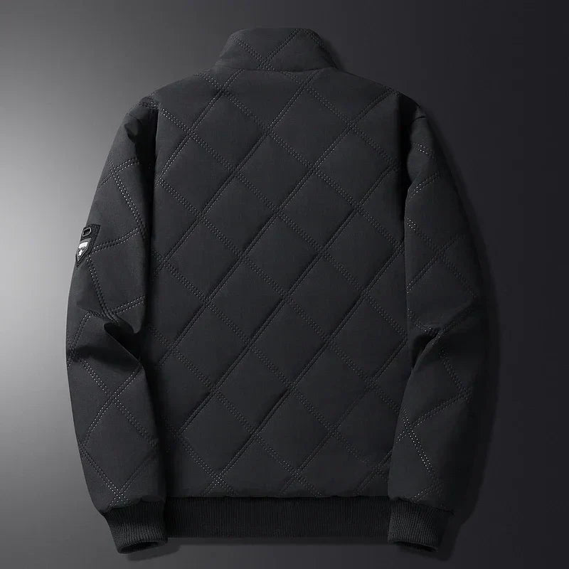 Herren Winterjacke Kurz Mit Reißverschluss