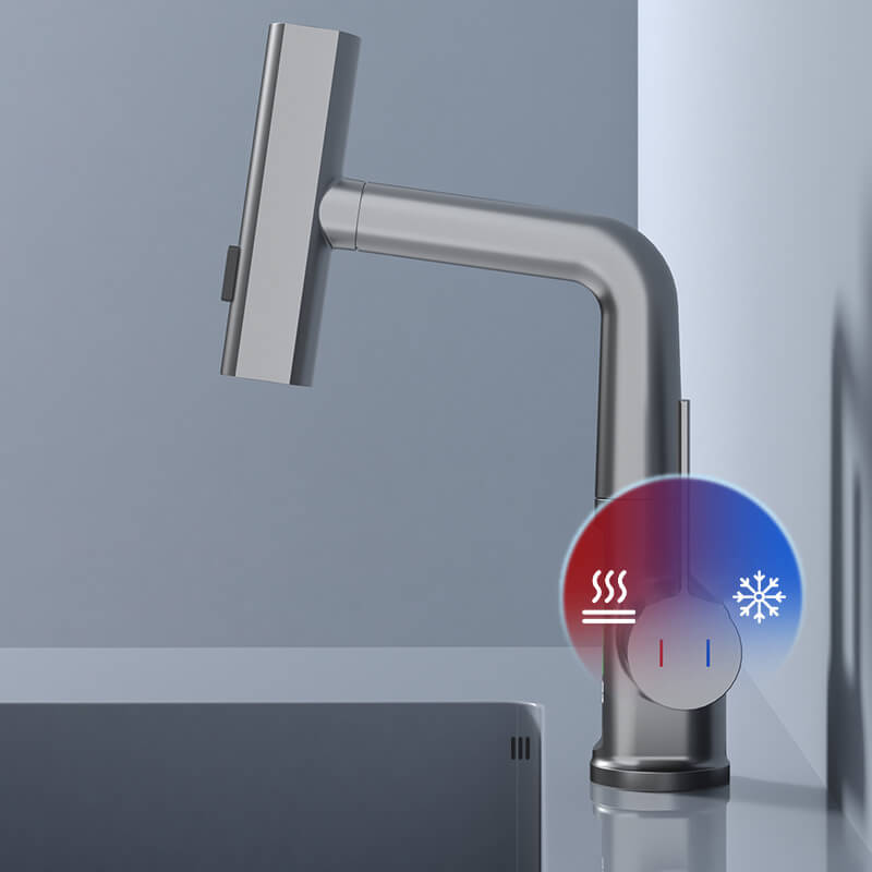 Flexibler Küchen-Wasserhahn mit Display – 360° drehbar & 5 Strahlarten