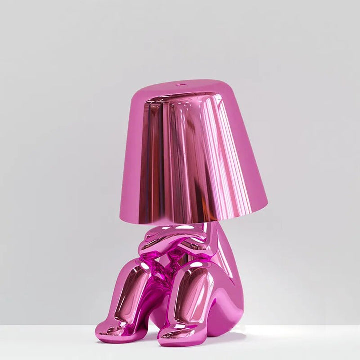 Resin LED Tischlampe im modernen Denker-Design