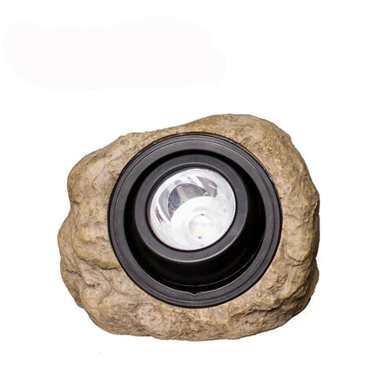 Solarbetriebene LED-Wegeleuchte im Naturstein-Design
