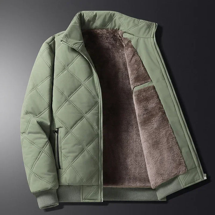Herren Winterjacke Kurz Mit Reißverschluss