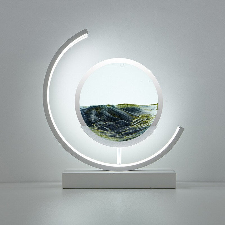 Beruhigende Sandkunst Tischlampe - Ruhige Heim Dekoration