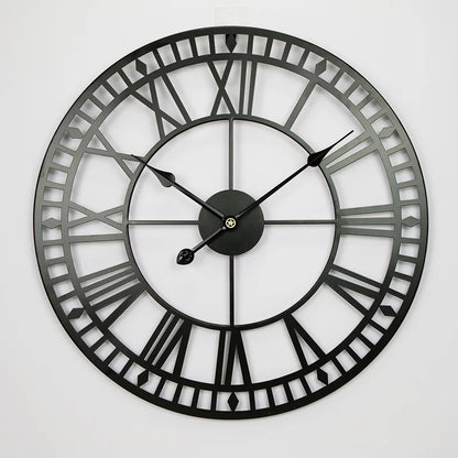 Moderne Übergroße Schwarze Wanduhr – Zeitlose Eleganz für Ihr Zuhause