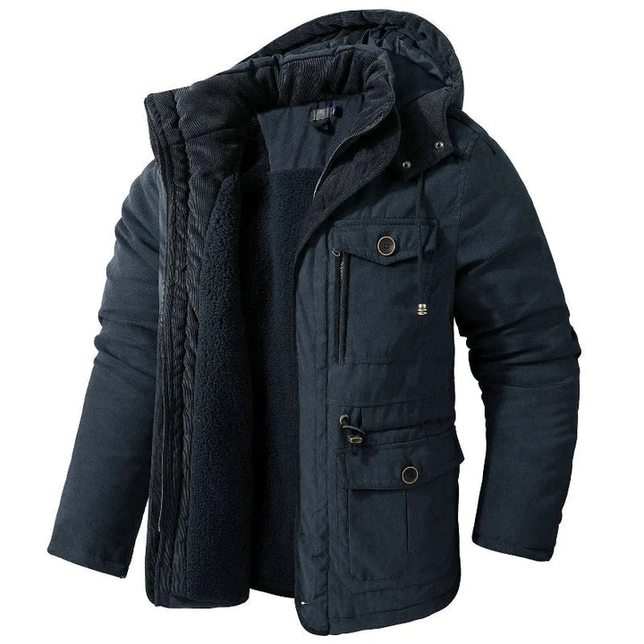 Herren Winterjacke Mit Isolierendem Wetterschutz