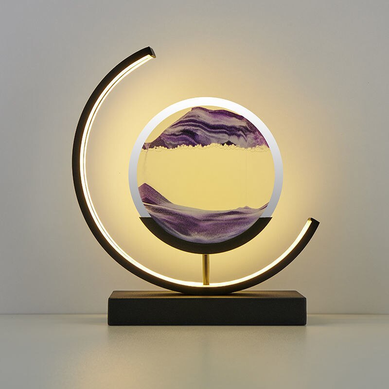 Beruhigende Sandkunst Tischlampe - Ruhige Heim Dekoration
