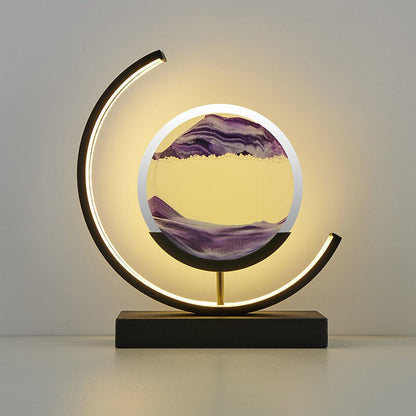 Beruhigende Sandkunst Tischlampe - Ruhige Heim Dekoration