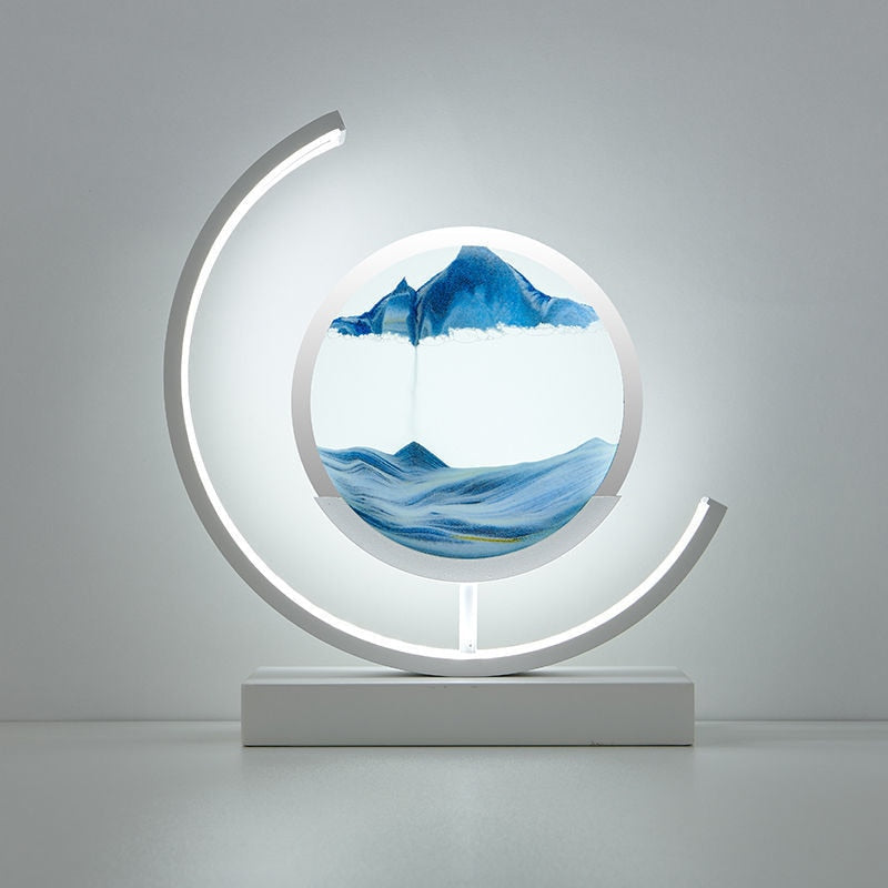 Beruhigende Sandkunst Tischlampe - Ruhige Heim Dekoration