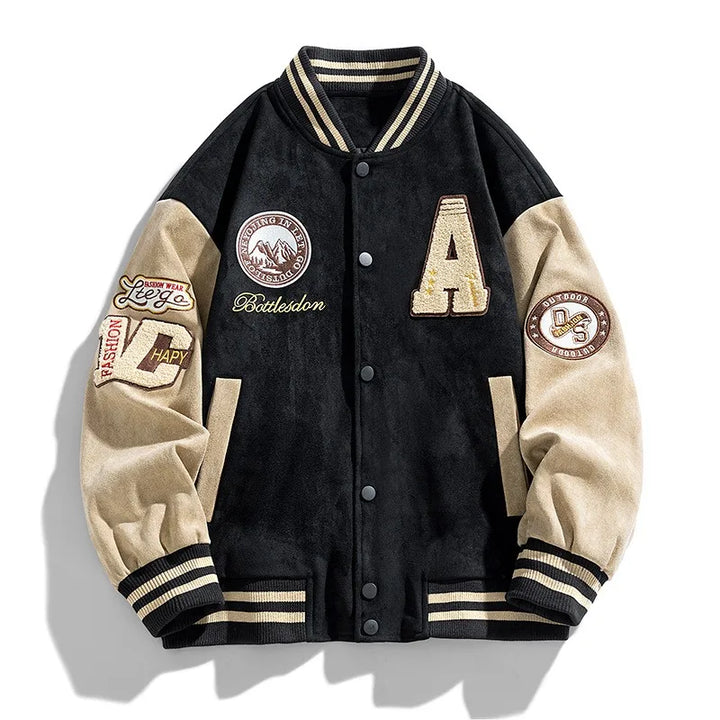 Herren College Jacke Mit Stickerei | Trendig
