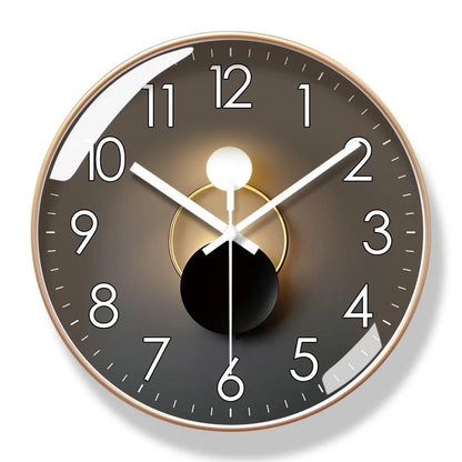 Moderne Designer Wanduhr ohne Ticken – Stilvolle & leise Uhr für Wohnzimmer