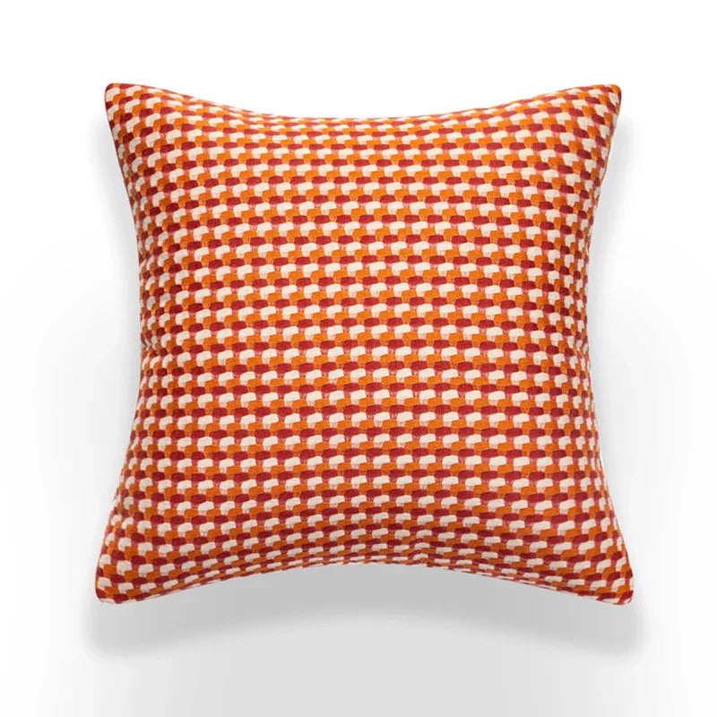 Kissenbezug im geometrischen Stil 45x45 cm mit abstrakten Farbflächen und sauberer Verarbeitung