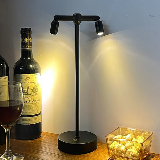 LED-Tischlampe mit Touch-Dimmer und USB-Aufladung