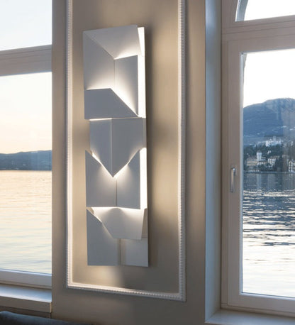 Elegante, moderne 3D-LED-Wandleuchte