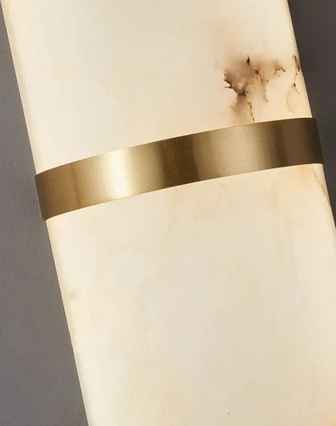 Skandinavische moderne LED-Wandleuchte mit Steinoptik für Wohnzimmer