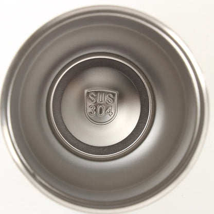 Isolierter Edelstahl-Trinkbecher mit Henkel & Deckel