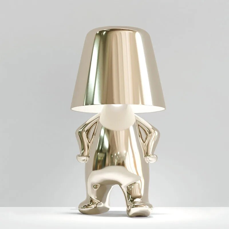 Resin LED Tischlampe im modernen Denker-Design
