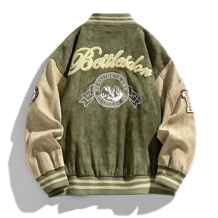 Herren College Jacke Mit Stickerei | Trendig