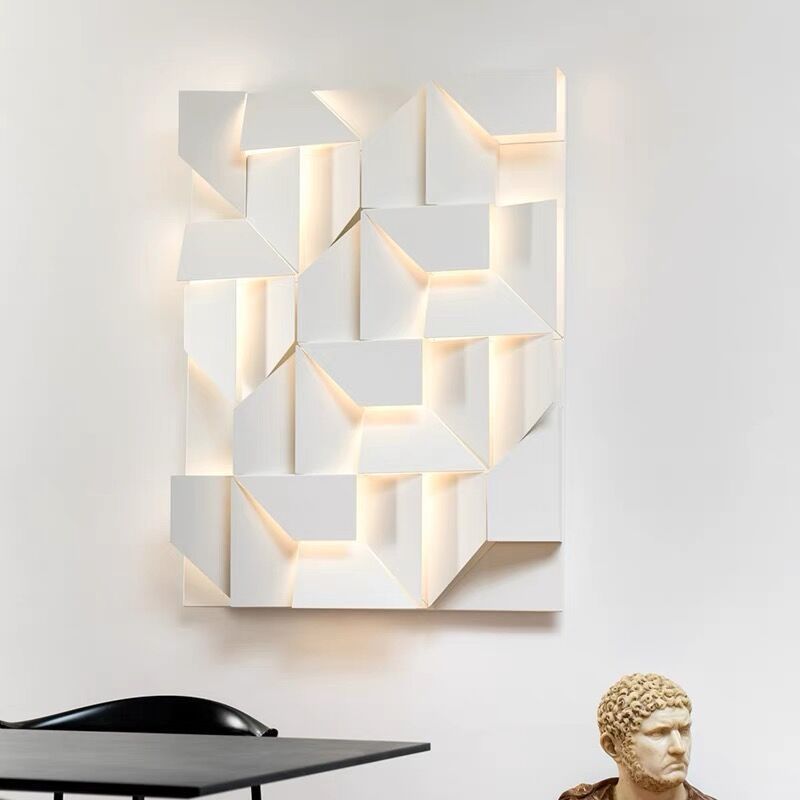 Elegante, moderne 3D-LED-Wandleuchte