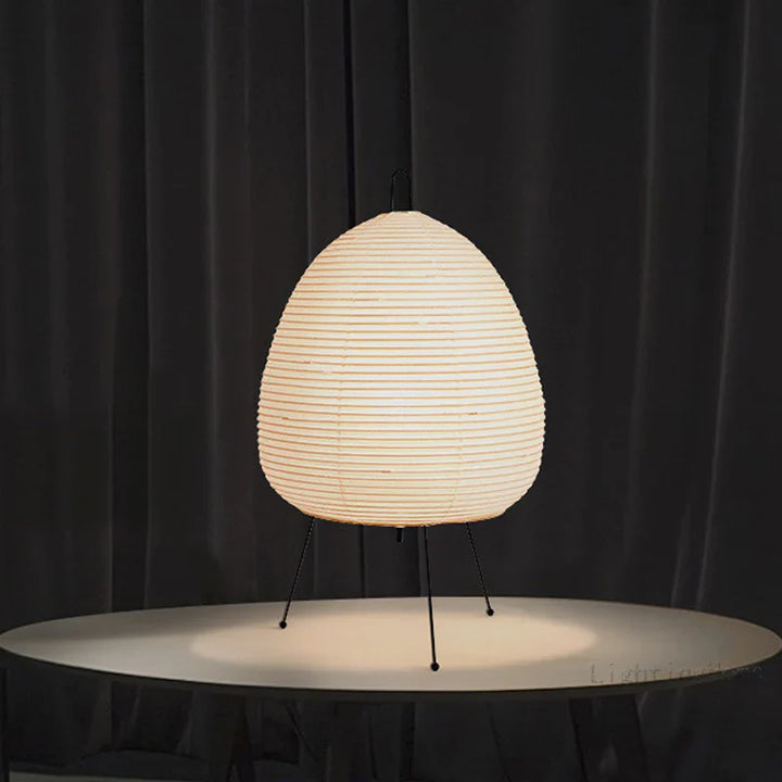Japanische Reispapierlampe – Minimalistisches Design & Sanftes Licht für ruhige Räume