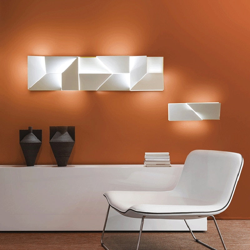 Elegante, moderne 3D-LED-Wandleuchte