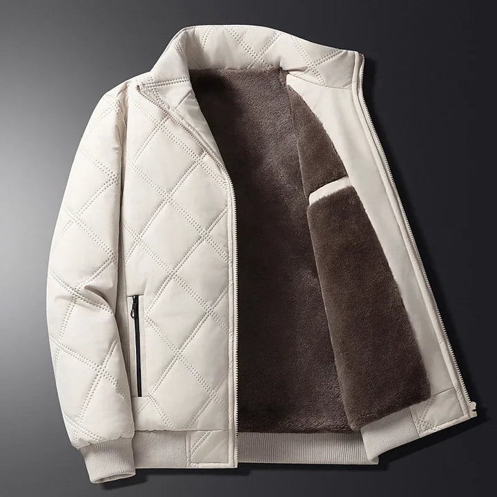 Herren Winterjacke Kurz Mit Reißverschluss