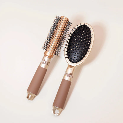 Antistatische Paddlebürste für Damen – Haarbürste mit Luftkissen für lockiges Haar