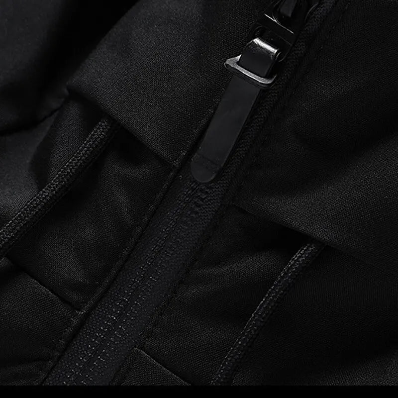Herren Pufferjacke Mit Kapuze Für Winter