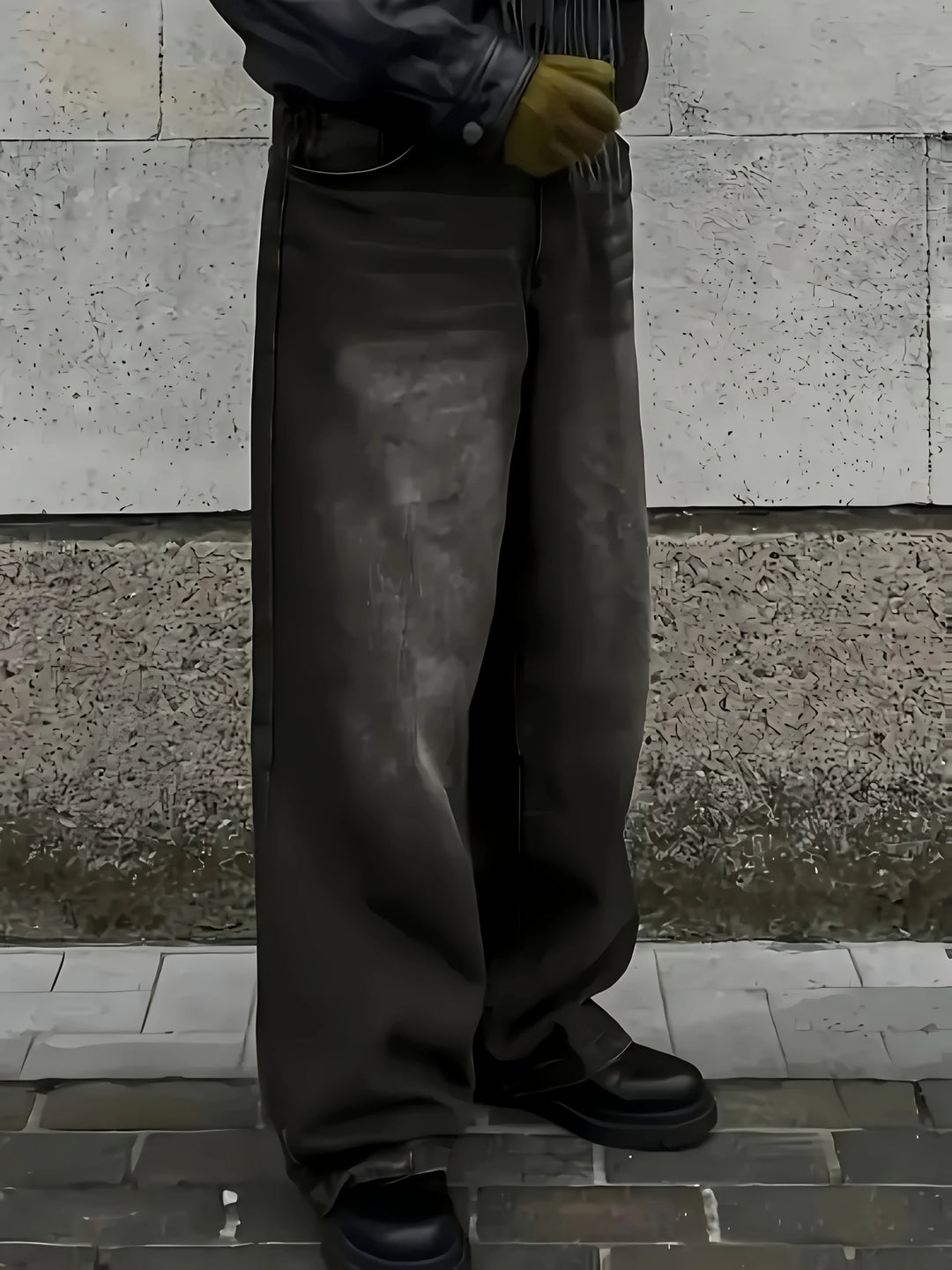 Herren Baggy Jeans Im Streetwear Stil