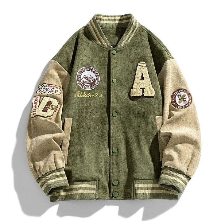 Herren College Jacke Mit Stickerei | Trendig