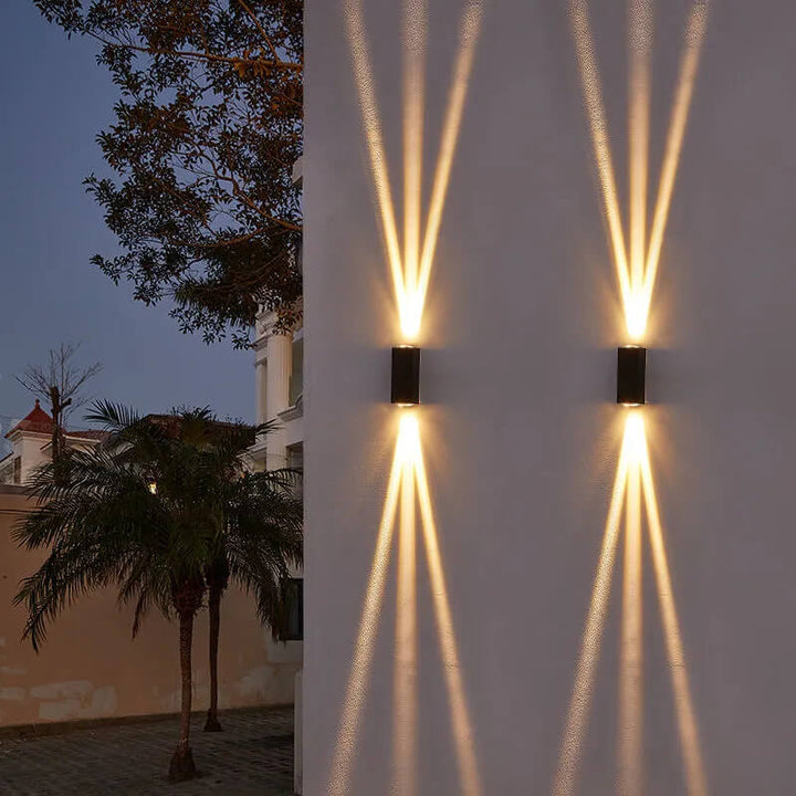 LED Außenwandleuchte rechteckig – wasserdicht, dimmbar & modern